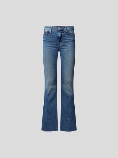 Mother Low Rise Jeans im Flared Cut Blau 2