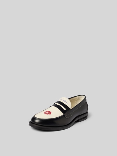 Duke & Dexter Loafer mit Motiv-Print Black 2