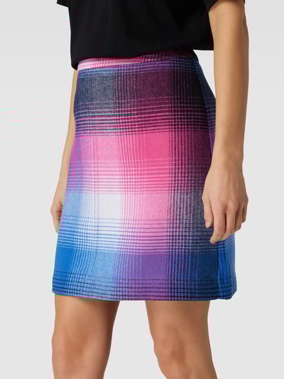 s.Oliver RED LABEL Minirock mit Karomuster Royalblau 3