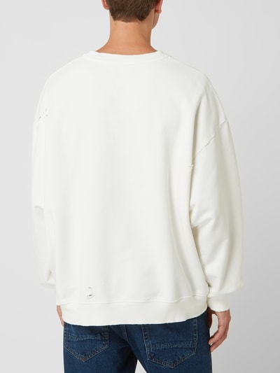 Progetto7 Sweatshirt im Destroyed-Look  Offwhite 5