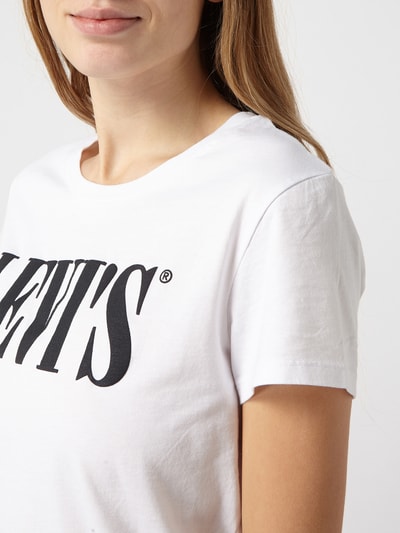 Levi's® T-shirt van katoen met logoprint  Offwhite - 3