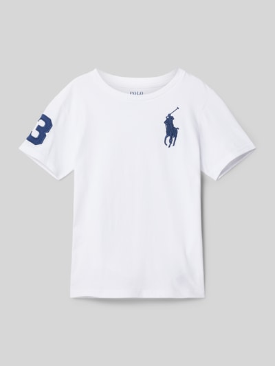 Polo Ralph Lauren Teens T-Shirt mit Label-Stitching Weiss 1