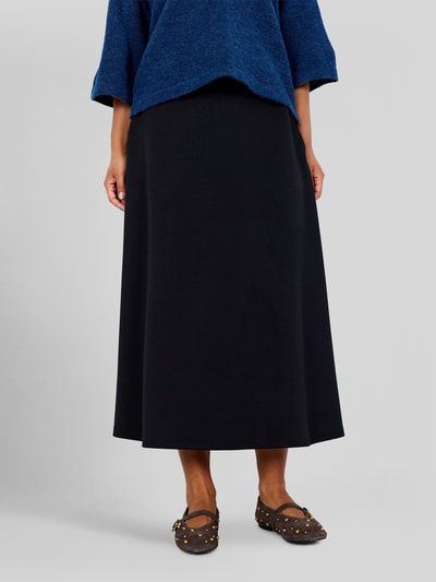 Soyaconcept Uitlopende midi-rok van modalmix model 'BANU' Zwart - 3