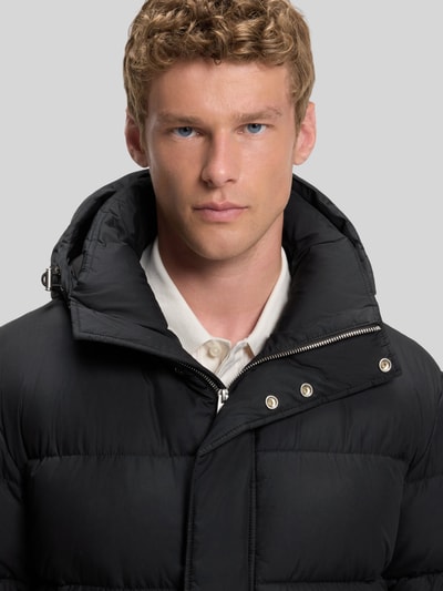 BOSS Regular Fit Steppmantel mit Kapuze Black 3