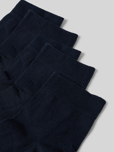 Produktfoto, Socken mit Label-Detail im 5er-Pack von MCNEAL, bawełniany miks z domieszką stretchu, jednolity kolor, prążkowane ściągacze