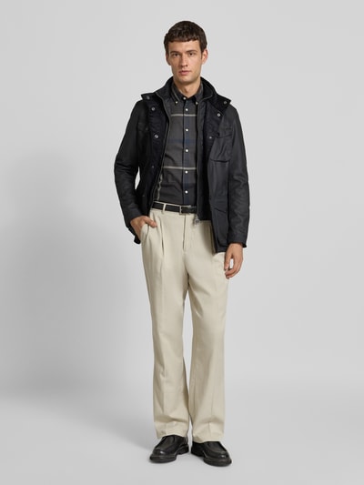 Barbour Koszula casualowa o kroju tailored z czystej bawełny Grafitowy 1