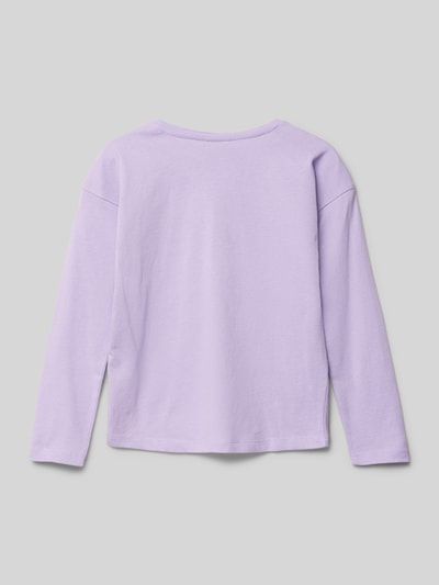 s.Oliver RED LABEL Regular Fit Langarmshirt mit Foto-Print Lavender 3