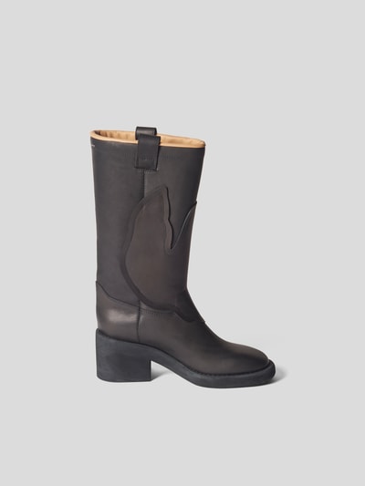 MM6 Maison Margiela Stiefel mit Blockabsatz Black 5