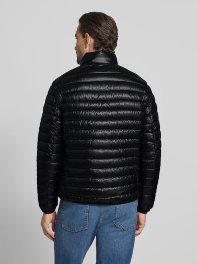 Tom Tailor Regular fit gewatteerd jack met mesh details Zwart - 5