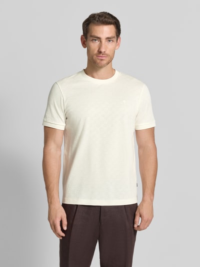 JOOP! COLLECTION T-Shirt mit Logo-Stitching Modell 'Benluco' Offwhite 4
