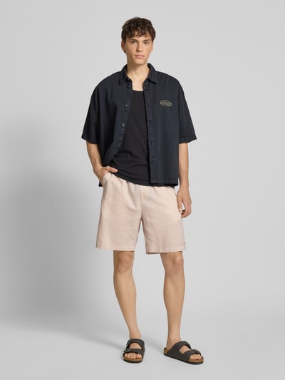 ANOTHER COTTON LAB Loose Fit Shorts aus Leinen-Baumwoll-Mix Beige 1