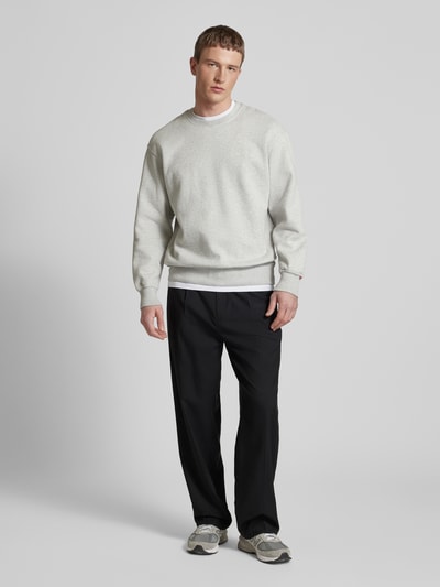 BLKVIS Regular Fit Hose aus Viskose-Mix mit Bundfalten Black 1