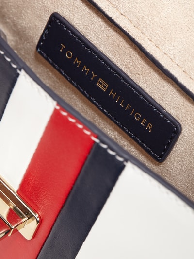 Tommy Hilfiger Crossbody Bag aus echtem Leder Marineblau 5