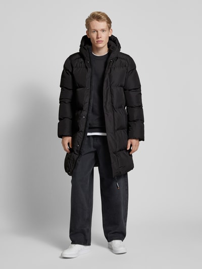 Superdry Steppjacke mit Kapuze Black 1