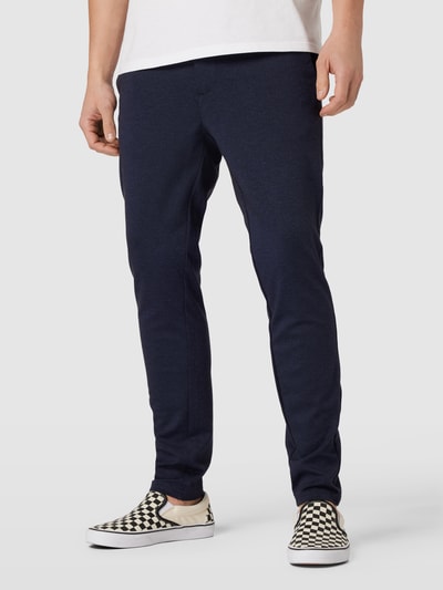 Only & Sons Slim tapered chino met steekzakken, model 'MARK' Donkerblauw - 4