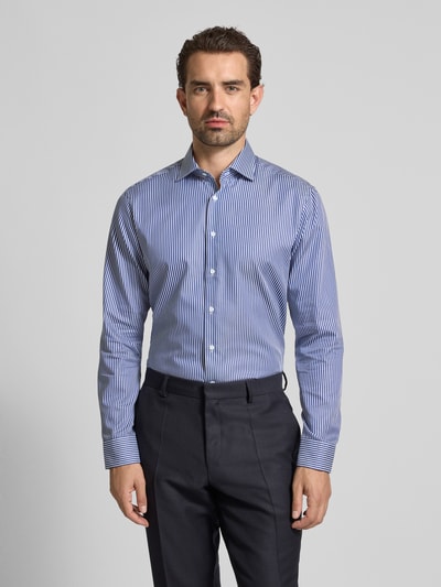 SEIDENSTICKER REGULAR FIT Regular Fit Business-Hemd mit Kentkragen Marine 4