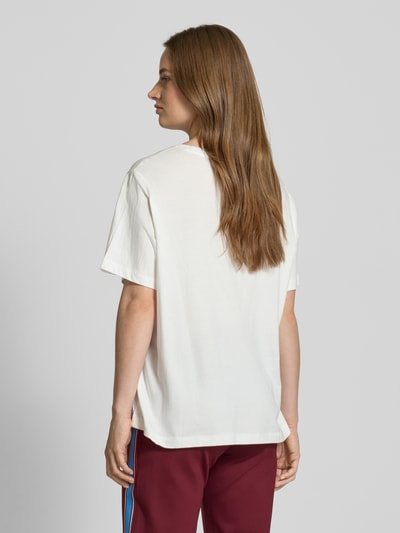 The Upside T-Shirt mit Label-Print und Rundhalsausschnitt Weiss 5