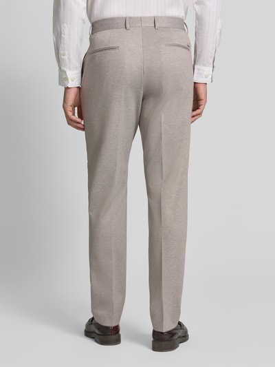 BOSS Slim Fit Anzughose mit Viskose-Anteil Modell 'H-Genius-J-263' Beige 5