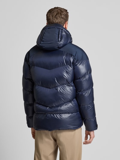 Blauer Usa Steppjacke mit Kapuze Modell 'CROWN' Marine 5