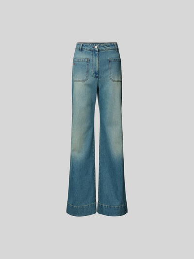 Victoria Beckham Loose Fit Jeans mit Label-Stitching Jeansblau 2