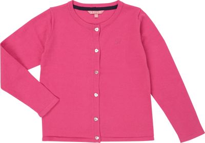 Review for Kids Cardigan mit schimmernden Herz-Knöpfen Pink 4