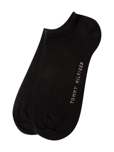 Tommy Hilfiger Sneakersocken mit Label-Schriftzug im 2er-Pack Black 1