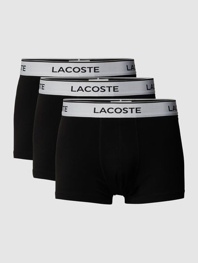 Lacoste Trunks mit Label-Schriftzug Black 2