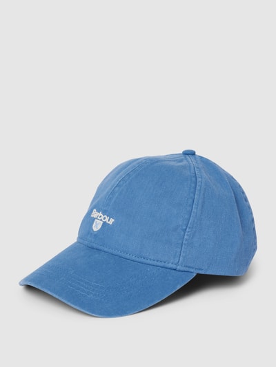 Barbour Basecap mit Label-Stitching Modell 'CASCADE' Bleu 1