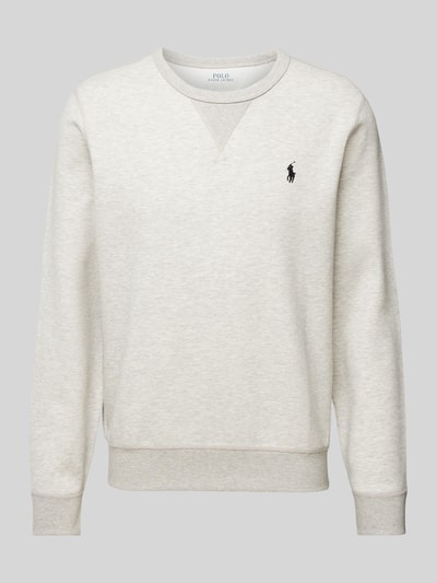 Polo Ralph Lauren Sweatshirt mit Logo-Stitching Hellgrau 2