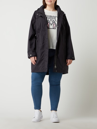 STOY PLUS SIZE parka met afneembare capuchon - waterdicht Donkerblauw - 1