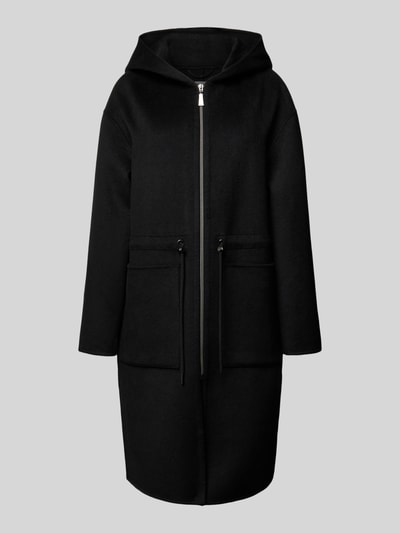 comma Jas met capuchon Zwart - 2