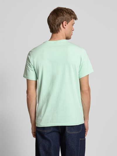 G-Star Raw Slim Fit T-Shirt mit Label-Print Tuerkis 5