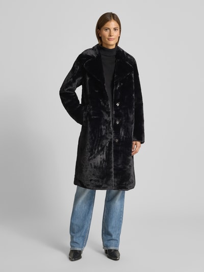 Frieda & Freddies Mantel mit Reverskragen Black 1