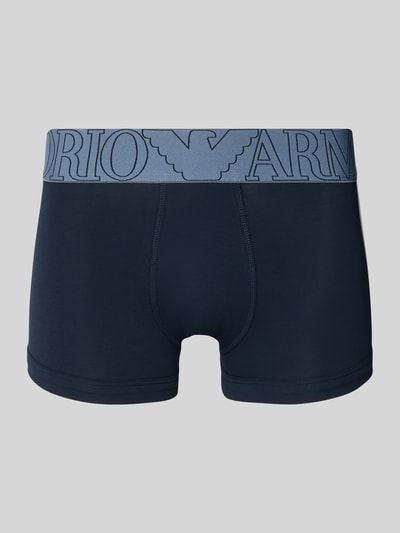 Emporio Armani Trunks mit Label-Bund Marine 1