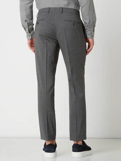 JOOP! Collection Modern fit pantalon met stretch, model 'Brad'  Middengrijs - 5