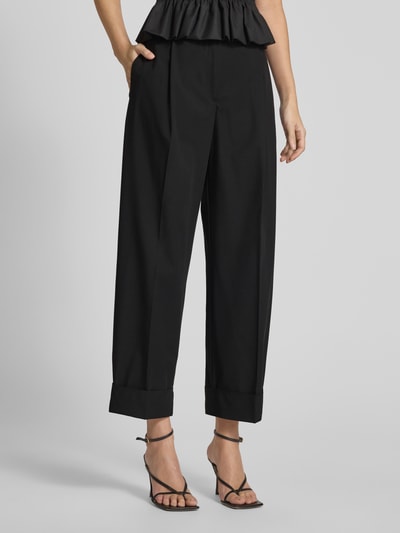 Jake*s Collection Straight Leg Anzughose mit Bundfalten Black 4