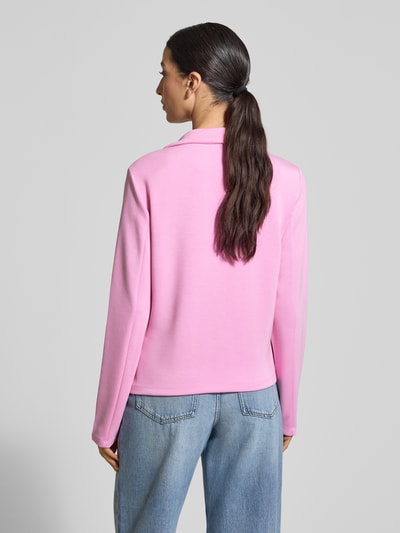 Christian Berg Woman Sweatblazer met zakken en revers Roze - 5