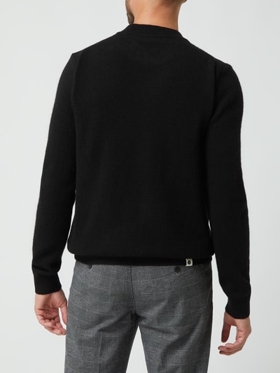 ANERKJENDT Pullover aus Lammwollmischung Modell 'Akrico' Black 5