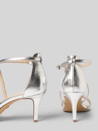 Tamaris Sandalette mit Pfennigabsatz Silber 2