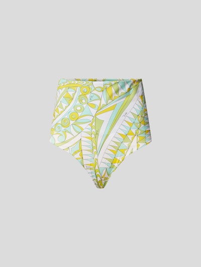 Emilio Pucci Bikini-Hose mit grafischem Muster Hellgruen 2