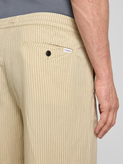 Lindbergh Stoffen broek met achterzakken Steengrijs - 3