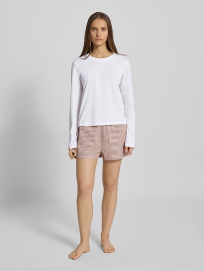 Calvin Klein Underwear Shirt met lange mouwen en labelstitching Wit - 1