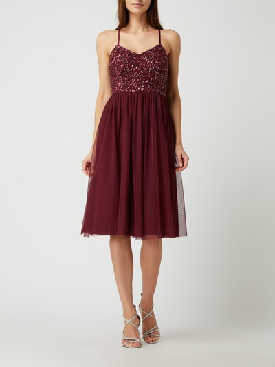 Jake*s Cocktail Cocktailkleid mit Pailletten  Kirsche 1