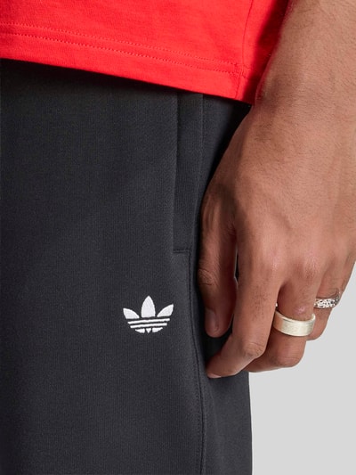 adidas Originals Slim Fit Sweathose aus Baumwoll-Mix Black 3