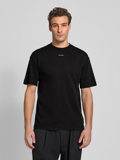 CK Calvin Klein Oversized T-Shirt mit Label-Print Black 4