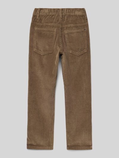 s.Oliver RED LABEL Spodnie sztruksowe o kroju regular fit z czystej bawełny model ‘JOGGSTYLE PELLE’ Średniobrązowy 3