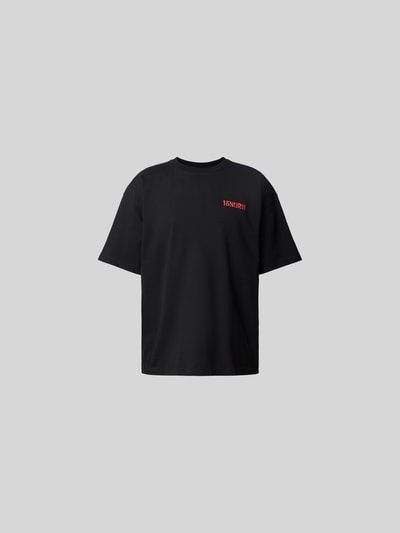 ISNURH Oversized T-Shirt mit Label-Detail Black 2