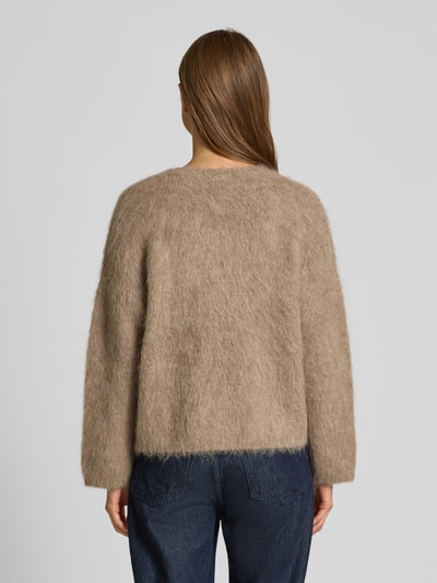 Someday Strickpullover aus Alpaka-Mix Modell 'Tayana 185' Beige Melange 5