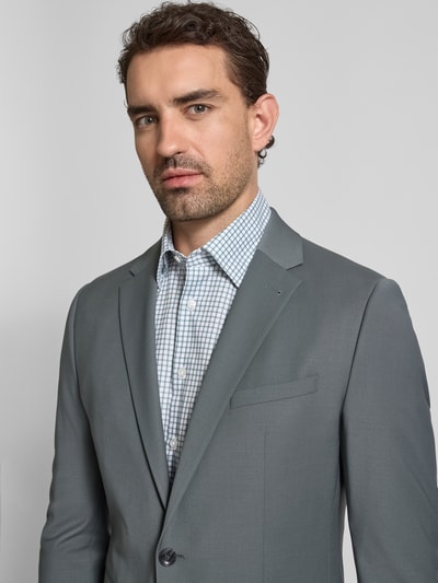 Cinque Slim fit 2-knoops colbert met klepzakken, model 'Monopoli' Rietgroen - 3