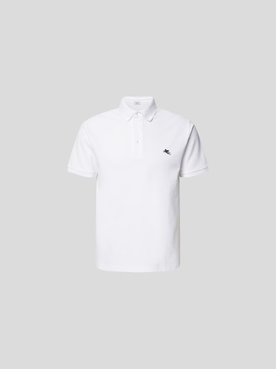 Etro Poloshirt mit Label-Stitching Weiss 2